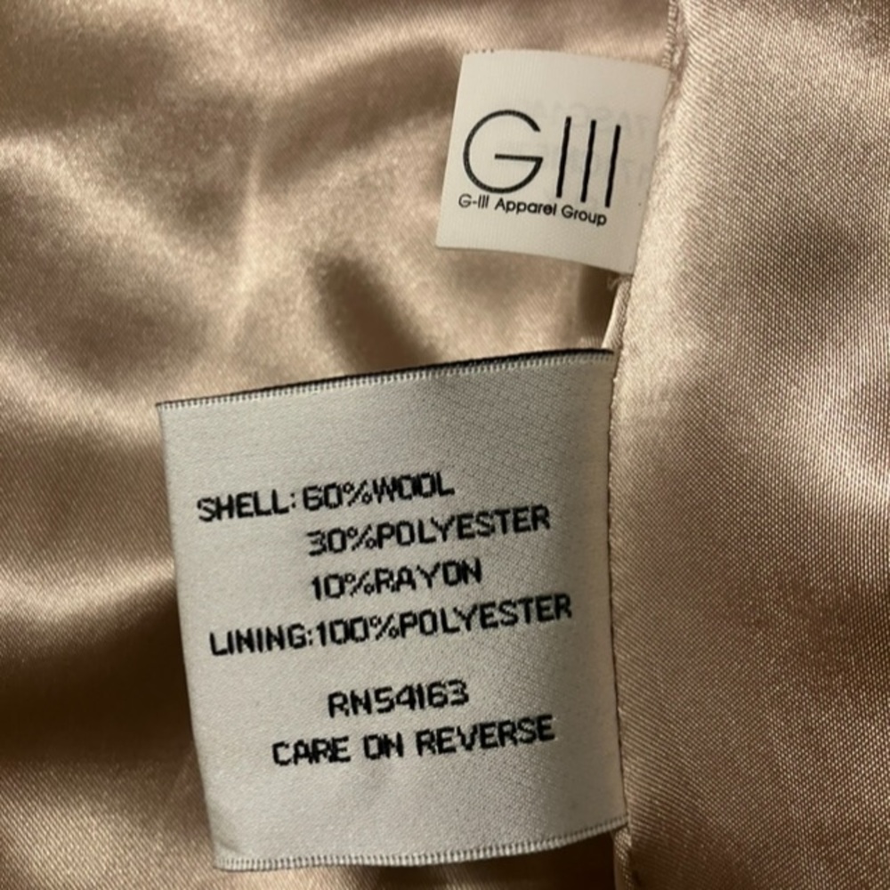 Kenneth Cole Women’s Knee Length Wool Blend Coat – Size 10 - Picture 10 of 11